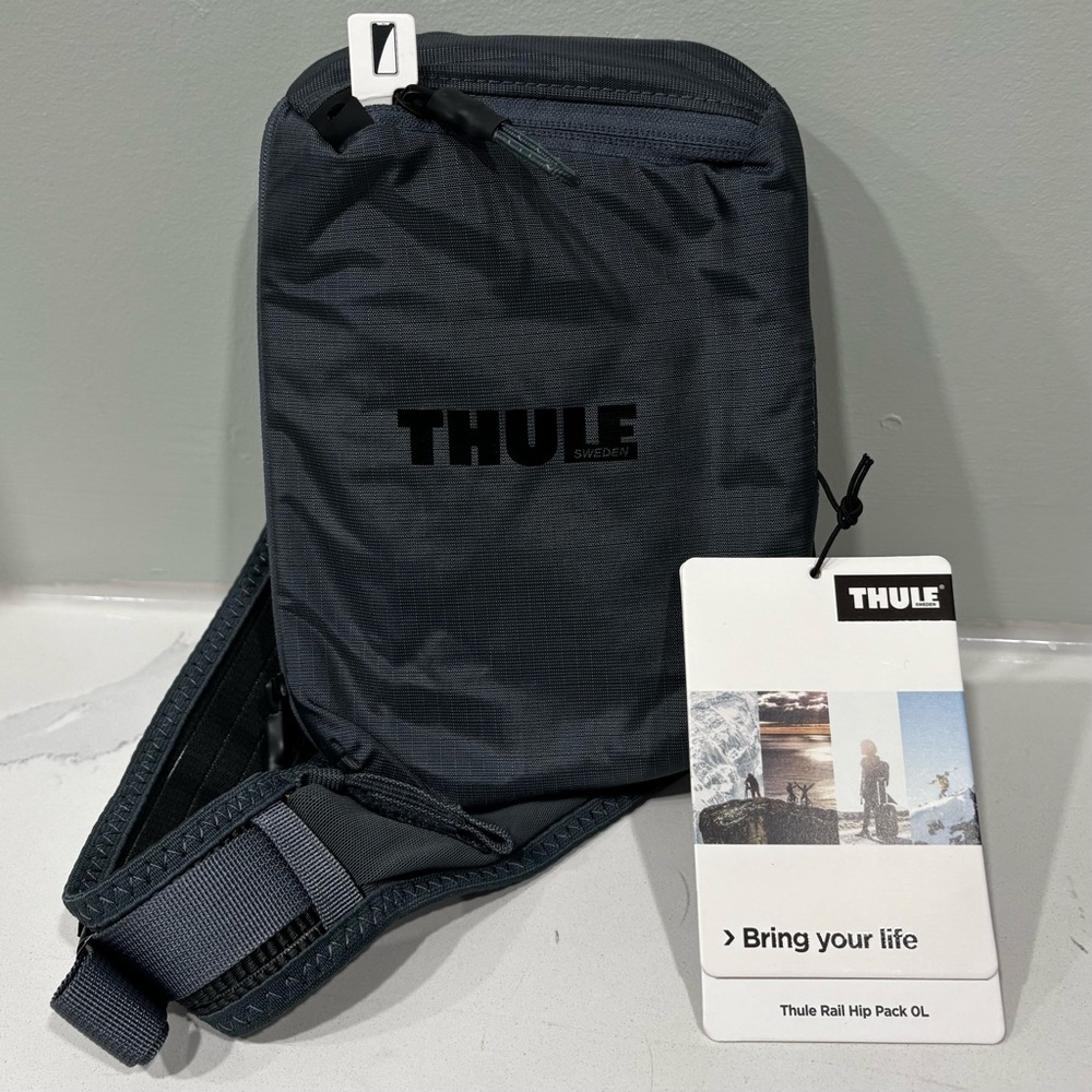 Thule Black and Gray Rail Hip Pack 0L